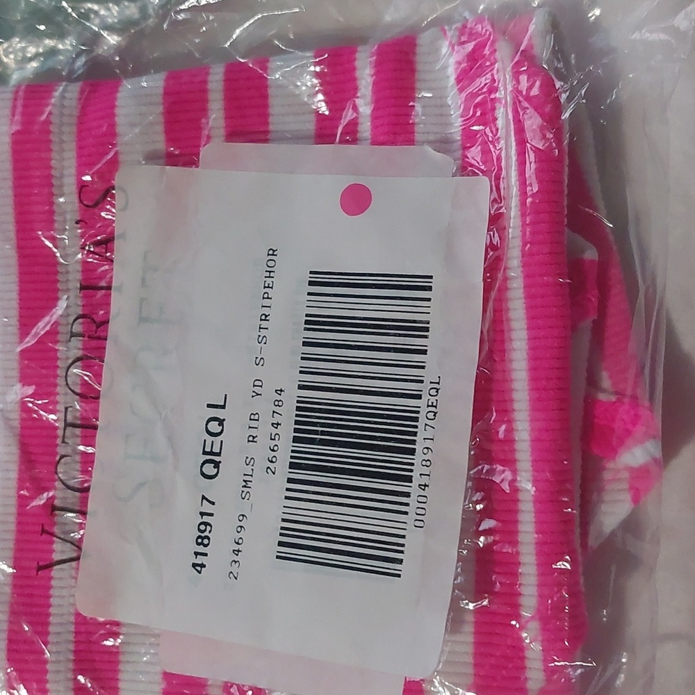 Victoria's Secret/Pink Striped and Solid Panty - Pink, Blue, Green, Floral Sz L - Picture 5 of 6
